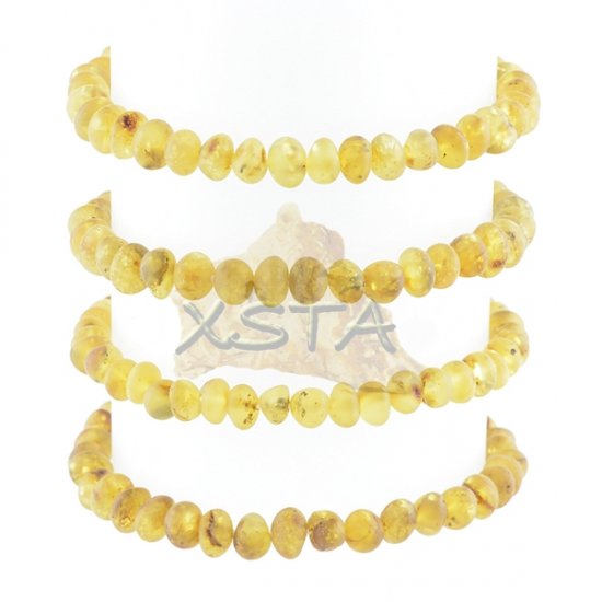 Baltic amber bracelet raw beads